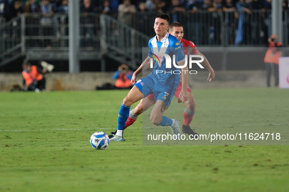 Ante Matteo Juric of Brescia Calcio FC during the Italian Serie B soccer match between Brescia Calcio FC and US Cremonese at Mario Rigamonti...