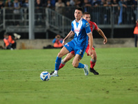 Ante Matteo Juric of Brescia Calcio FC during the Italian Serie B soccer match between Brescia Calcio FC and US Cremonese at Mario Rigamonti...