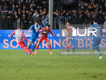 Gennaro Borrelli of Brescia Calcio FC carries the ball during the Italian Serie B soccer championship football match between Brescia Calcio...