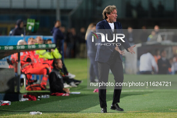 Giovanni Stroppa of US Cremonese during the Italian Serie B soccer match between Brescia Calcio FC and US Cremonese at Mario Rigamonti Stadi...