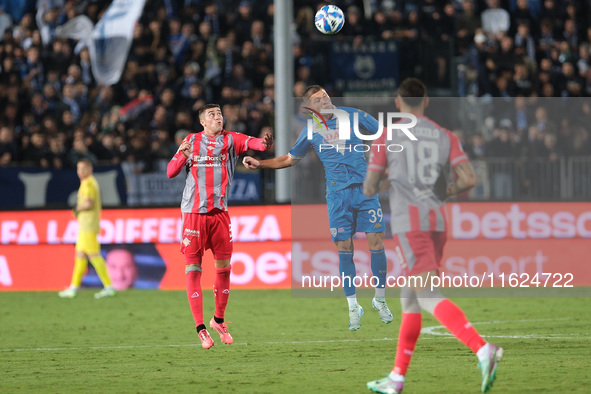 Michele Besaggio of Brescia Calcio FC during the Italian Serie B soccer championship football match between Brescia Calcio FC and US Cremone...