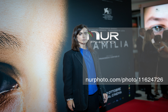 Director Francesco Costabile attends the ''Familia'' photocall at Cinema Adriano in Rome, Italy, on September 30, 2024. 