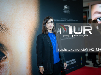 Director Francesco Costabile attends the ''Familia'' photocall at Cinema Adriano in Rome, Italy, on September 30, 2024. (