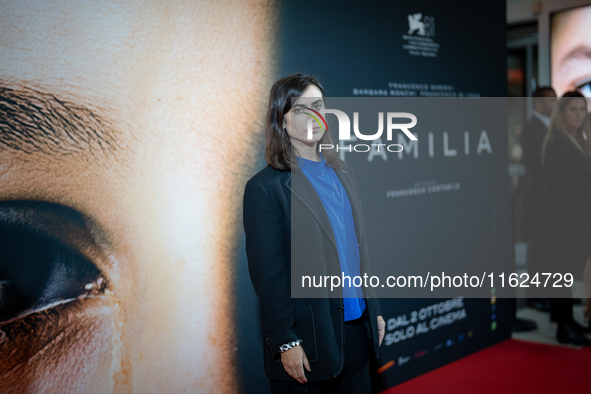 Director Francesco Costabile attends the ''Familia'' photocall at Cinema Adriano in Rome, Italy, on September 30, 2024. 