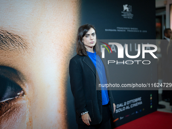 Director Francesco Costabile attends the ''Familia'' photocall at Cinema Adriano in Rome, Italy, on September 30, 2024. (