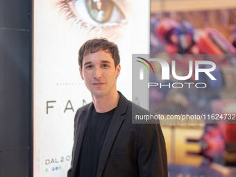 Actor Marco Cicalese attends the ''Familia'' photocall at Cinema Adriano in Rome, Italy, on September 30, 2024. (