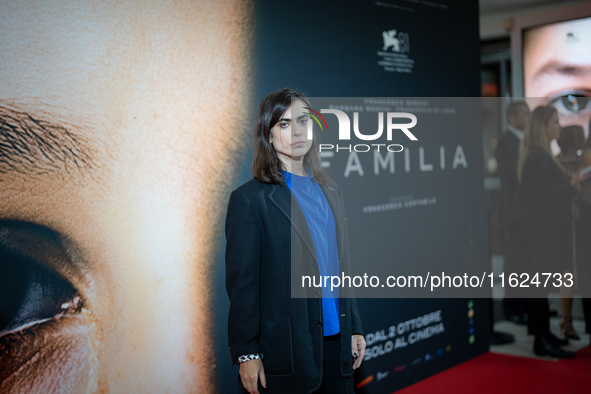 Director Francesco Costabile attends the ''Familia'' photocall at Cinema Adriano in Rome, Italy, on September 30, 2024. 