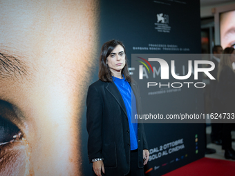 Director Francesco Costabile attends the ''Familia'' photocall at Cinema Adriano in Rome, Italy, on September 30, 2024. (