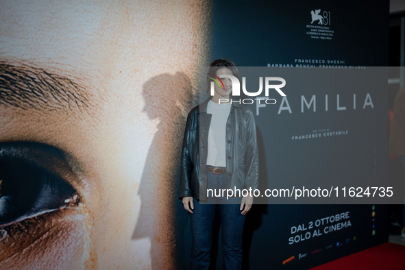 Actress Barbara Ronchi attends the ''Familia'' photocall at Cinema Adriano in Rome, Italy, on September 30, 2024. 