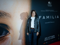 Actress Barbara Ronchi attends the ''Familia'' photocall at Cinema Adriano in Rome, Italy, on September 30, 2024. (