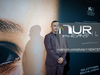 Actor Francesco Di Leva attends the ''Familia'' photocall at Cinema Adriano in Rome, Italy, on September 30, 2024. (