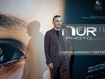 Actor Francesco Di Leva attends the ''Familia'' photocall at Cinema Adriano in Rome, Italy, on September 30, 2024. (