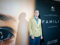 Actor Maurizio Lombardi attends the ''Familia'' photocall at Cinema Adriano in Rome, Italy, on September 30, 2024. (