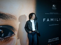 Actress Barbara Ronchi attends the ''Familia'' photocall at Cinema Adriano in Rome, Italy, on September 30, 2024. (