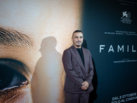 Actor Francesco Di Leva attends the ''Familia'' photocall at Cinema Adriano in Rome, Italy, on September 30, 2024. (