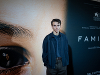 Actor Francesco Gheghi attends the ''Familia'' photocall at Cinema Adriano in Rome, Italy, on September 30, 2024. (