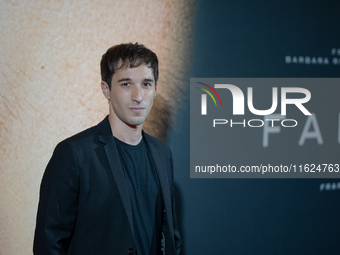 Actor Marco Cicalese attends the ''Familia'' photocall at Cinema Adriano in Rome, Italy, on September 30, 2024. (