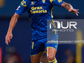 Benito Ramirez del Toro of UD Las Palmas is in action during the LaLiga EA Sports match between Villarreal CF and UD Las Palmas at Estadio d...