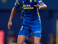 Benito Ramirez del Toro of UD Las Palmas is in action during the LaLiga EA Sports match between Villarreal CF and UD Las Palmas at Estadio d...