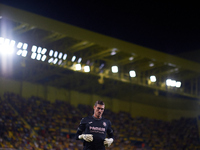 Diego Conde of Villarreal CF looks on during the LaLiga EA Sports match between Villarreal CF and UD Las Palmas at Estadio de la Ceramica in...