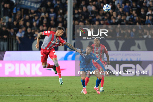 Massimo Bertagnoli of Brescia Calcio FC during the Italian Serie B soccer championship football match between Brescia Calcio FC and US Cremo...