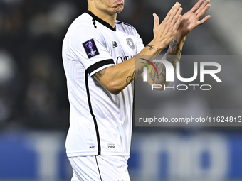 Andres Villa of Al Sadd SC plays during the AFC Champions League elite west football match between Qatar's Al Sadd SC and Iran's Esteghlal F...