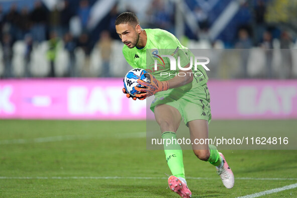 Luca Lezzerini of Brescia Calcio FC during the Italian Serie B soccer championship football match between Brescia Calcio FC and US Cremonese...