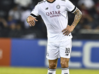 Guilherme Torres of Al Sadd SC plays during the AFC Champions League elite west football match between Qatar's Al Sadd SC and Iran's Esteghl...