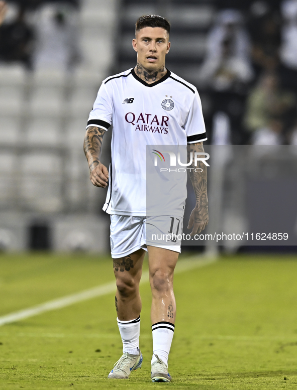 Cristo Ramon Gonzalez Perez of Al Sadd SC plays during the AFC Champions League elite west football match between Qatar's Al Sadd SC and Ira...