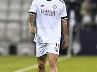 Cristo Ramon Gonzalez Perez of Al Sadd SC plays during the AFC Champions League elite west football match between Qatar's Al Sadd SC and Ira...