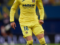 Alex Baena of Villarreal CF is in action during the LaLiga EA Sports match between Villarreal CF and UD Las Palmas at Estadio de la Ceramica...