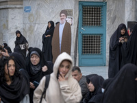 An effigy of Lebanon's Hezbollah Secretary General, Hassan Nasrallah, is pictured during a protest gathering to condemn an Israeli air strik...