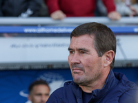 Mansfield Town's manager Nigel Clough before the Sky Bet League 1 match between Northampton Town and Mansfield Town at the PTS Academy Stadi...