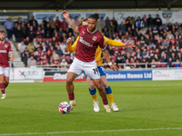 Northampton Town's Tyler Roberts during the first half of the Sky Bet League 1 match between Northampton Town and Mansfield Town at the PTS...