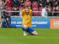 Stephen Quinn of Mansfield Town during the first half of the Sky Bet League 1 match between Northampton Town and Mansfield Town at the PTS A...