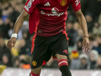 Ethan Williams of Manchester United on the ball during the Premier League 2 match between Norwich City and Manchester United at Carrow Road...