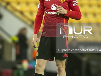 Tyler Fredricson of Manchester United during the Premier League 2 match between Norwich City and Manchester United at Carrow Road in Norwich...