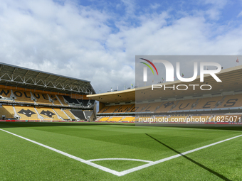 A general view of the stadium during the Premier League match between Wolverhampton Wanderers and Liverpool at Molineux in Wolverhampton, En...