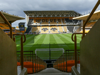 A general view of the stadium during the Premier League match between Wolverhampton Wanderers and Liverpool at Molineux in Wolverhampton, En...