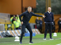 Wolverhampton Wanderers manager Gary O'Neil during the Premier League match between Wolverhampton Wanderers and Liverpool at Molineux in Wol...