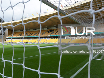 A general view of the stadium during the Premier League match between Wolverhampton Wanderers and Liverpool at Molineux in Wolverhampton, En...