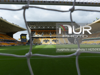 A general view of the stadium during the Premier League match between Wolverhampton Wanderers and Liverpool at Molineux in Wolverhampton, En...