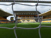 A general view of the stadium during the Premier League match between Wolverhampton Wanderers and Liverpool at Molineux in Wolverhampton, En...