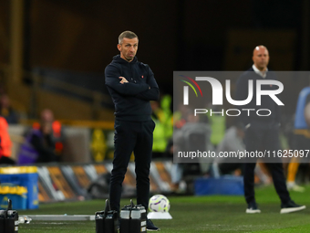 Wolverhampton Wanderers manager Gary O'Neil during the Premier League match between Wolverhampton Wanderers and Liverpool at Molineux in Wol...