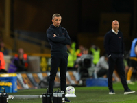 Wolverhampton Wanderers manager Gary O'Neil during the Premier League match between Wolverhampton Wanderers and Liverpool at Molineux in Wol...