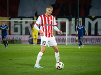 David Olafsson plays during the game between KS Cracovia and Stal Mielec in Krakow, Poland, on September 30, 2024. PKO BP Ekstraklasa, Polis...