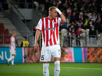 Kamil Glik participates in the game between KS Cracovia and Stal Mielec in Krakow, Poland, on September 30, 2024. PKO BP Ekstraklasa, Polish...