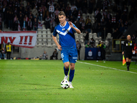 Marvin Senger during the game between KS Cracovia and Stal Mielec in Krakow, Poland, on September 30, 2024. PKO BP Ekstraklasa, Polish footb...