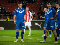 Piotr Wlazlo and Robert Dadok play during the game between KS Cracovia and Stal Mielec in Krakow, Poland, on September 30, 2024. PKO BP Ekst...