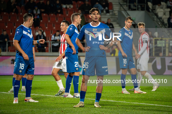 Robert Dadok participates in the game between KS Cracovia and Stal Mielec in Krakow, Poland, on September 30, 2024. PKO BP Ekstraklasa, Poli...